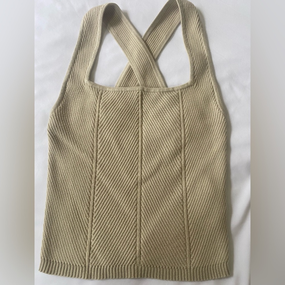 Abercrombie Criss-Cross Sweater Tank